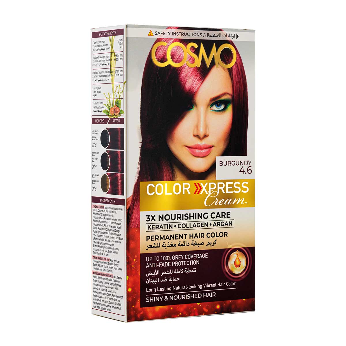 Permanent Hair Color Burgundy
